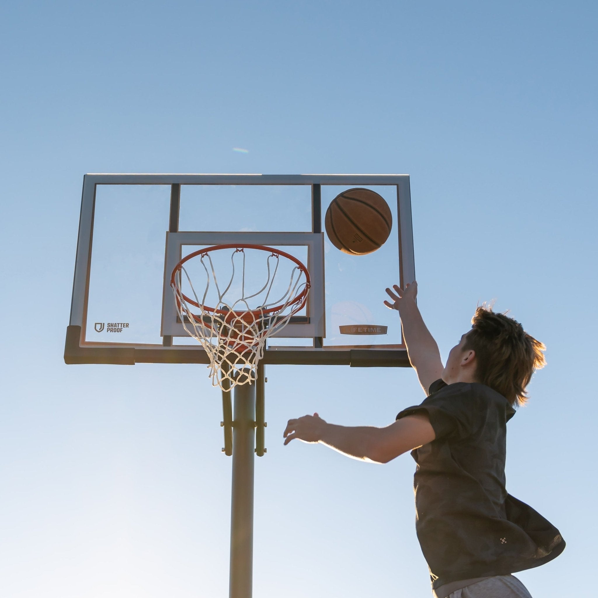 Canasta de Baloncesto Regulable para Casa: Adulto + Niños