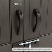 Caseta de jardín con suelo y ventanas 4,4 m² - 92317