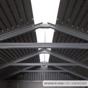 Caseta de jardín con suelo y ventanas 5,9 m² - 92318