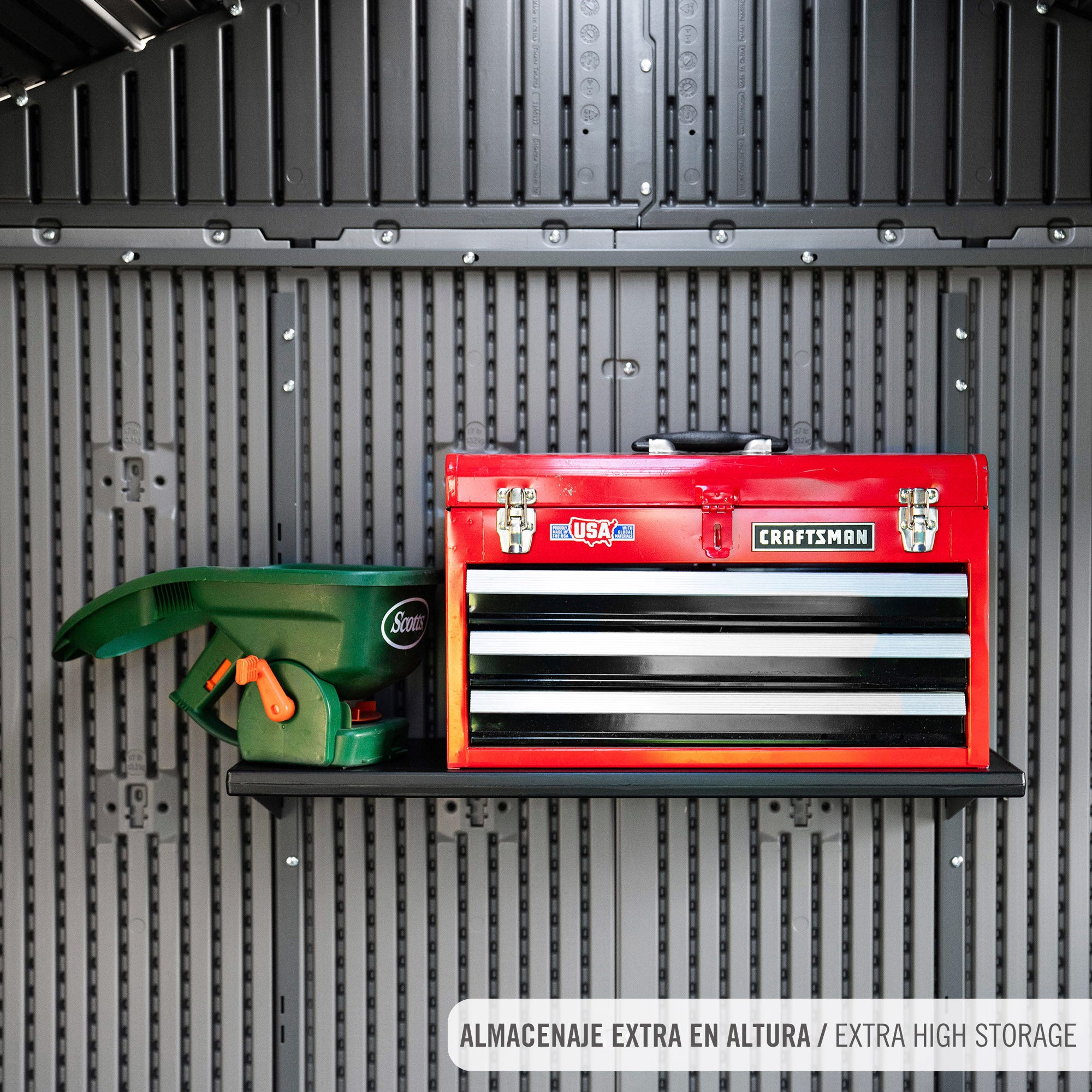 Caseta de jardín con suelo y ventanas 7,8 m² - 92319