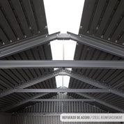 Caseta de jardín con suelo y ventanas 7,8 m² - 92319