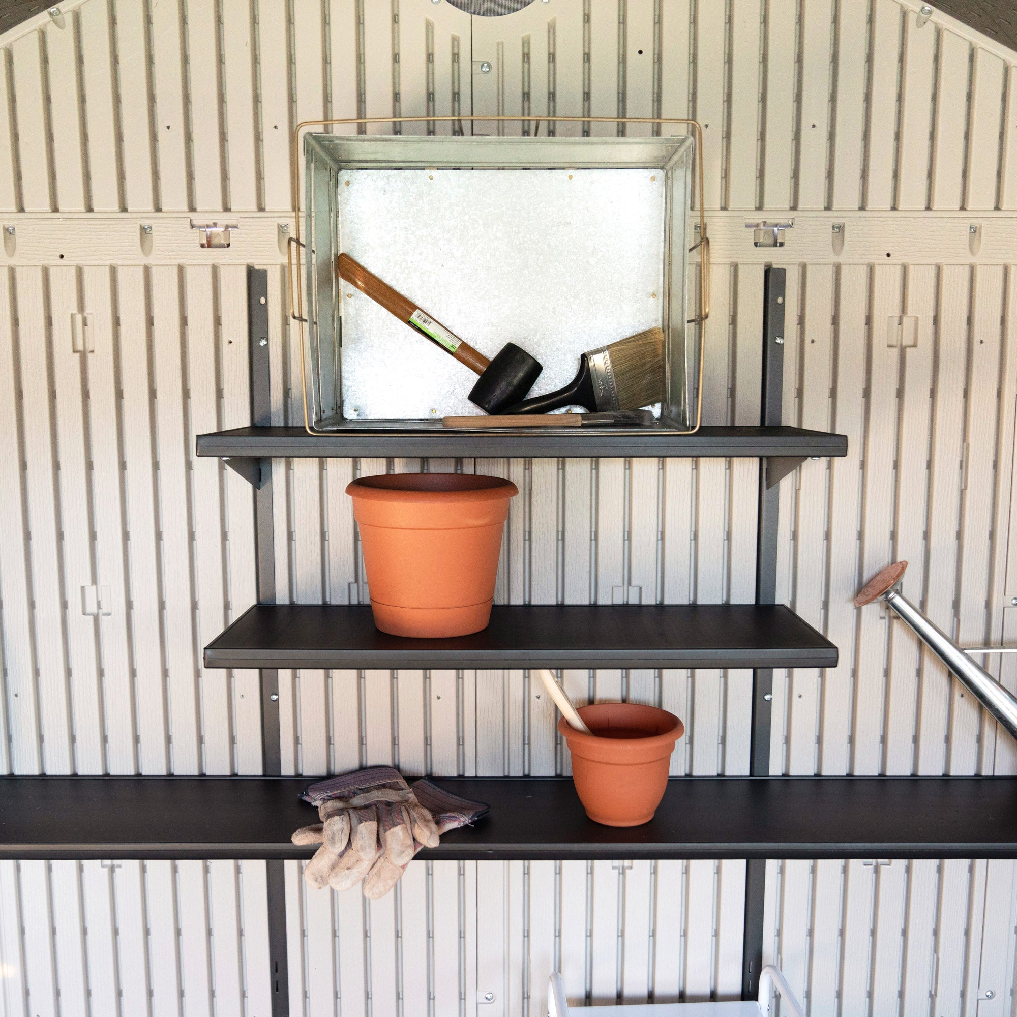 Caseta de jardín con suelo y ventana 6,6 m2 - 92308 - Lifetime