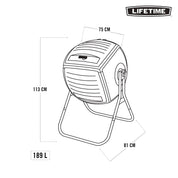 Compostador grande 189 l - 92301 - Lifetime