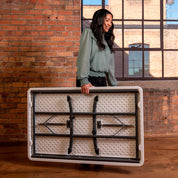 Mesa rectangular plegable blanca 122 x 76 x 74 cm - 92211 - Lifetime