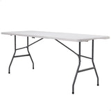 PEAKFORM Mesa rectangular plegable tipo maletín 180x70x74 cm