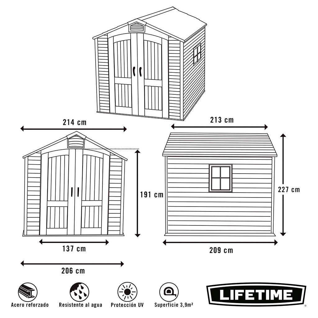 Casetas de jardín con suelo: la solución perfecta para tu almacenamiento  exterior – Lifetime