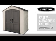 Caseta de jardín con suelo 3 m2 - 92300