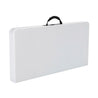 Mesa cuadrada plegable blanco - 94 x 94 x 74 cm - 92117 - Lifetime