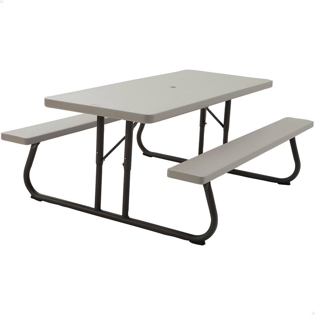 Mesa picnic plegable gris - 183 x 76 x 75 cm - 92405 - Lifetime