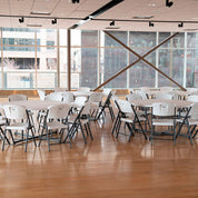 Mesa redonda plegable blanco - Ø152 x 75,5 cm - 92115 - Lifetime