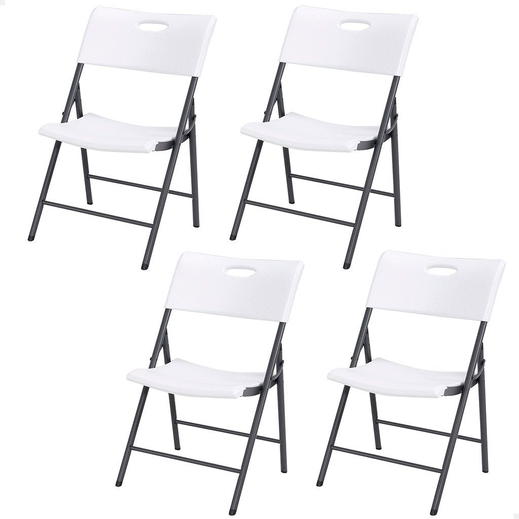 Pack 4 sillas plegables portátiles blanco - 92114 - Lifetime