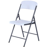 Silla plegable portátil blanco máx. 110 kg - 92112